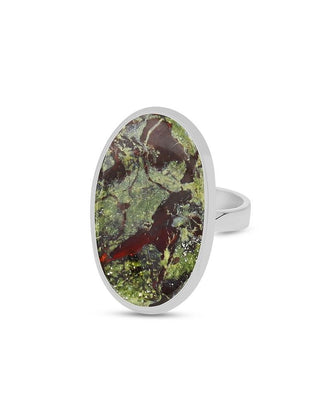 Dragon's Blood Jasper Adjustable Ring