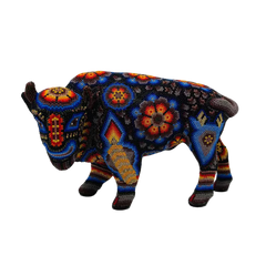 Huichol Beaded Bison, Large