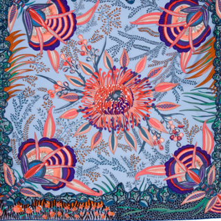 Hermes Scarf "Flowers of South Africa"  90