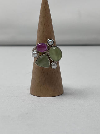 Gemstone Cluster Fashion Rings-Starborn Creations-Picayune Cellars & Mercantile