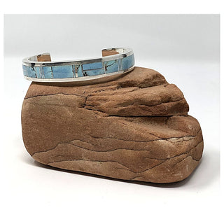 Golden Hills Turquoise Inlay Cuff