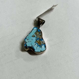 Golden Hills Turquoise Pendant-Miscellaneous - NM-Picayune Cellars & Mercantile