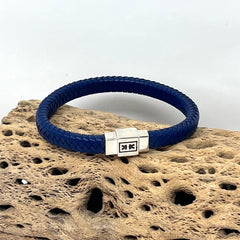 Guiot de Bourg Braided Leather Bracelet