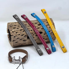 Guiot de Bourg Leather Wrap Bracelet