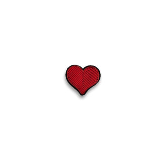 "Heart" Embroidered Brooch