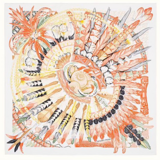 Hermès Scarf Danse Pacifique 90
