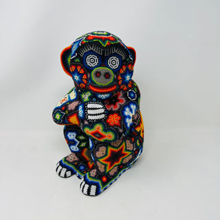Huichol Monkey-Huichol Art-Picayune Cellars & Mercantile
