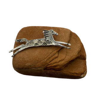 Silver Horse Pin