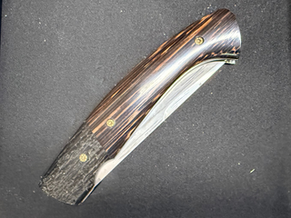 Atelier 1515 "Africa" Wildebeest Horn & Black Palm Pocket Knife