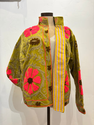 Floral Embroidered Suzani Jacket