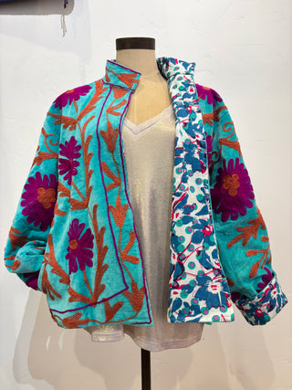 Floral Embroidered Suzani Jacket