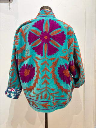 Floral Embroidered Suzani Jacket