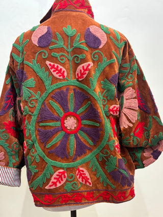 Floral Embroidered Suzani Jacket