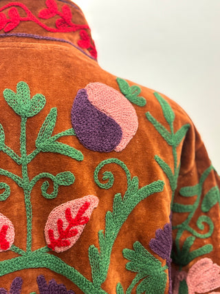 Floral Embroidered Suzani Jacket