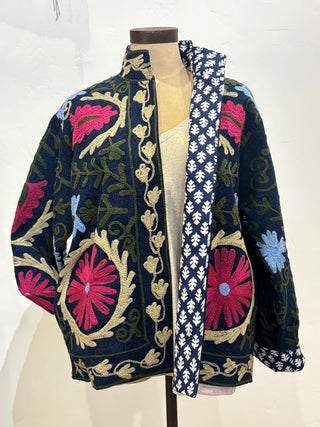 Floral Embroidered Suzani Jacket