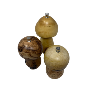 Wooden Mushroom Pepper Grinder