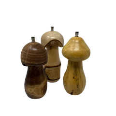 Wooden Mushroom Salt Grinder