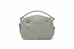 Small Leather Handbag with Front & Back Pocket