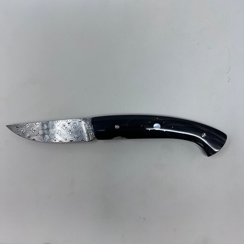 Atelier 1515 "1900" Black Buffalo Horn Pocket Knife
