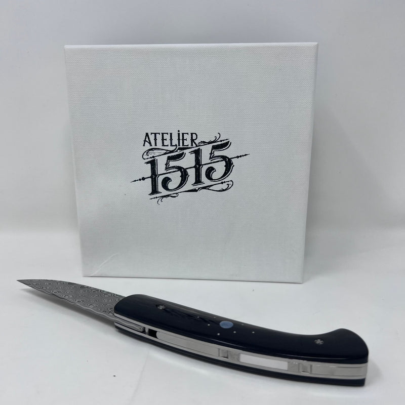 Atelier 1515 "1900" Black Buffalo Horn Pocket Knife