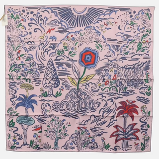 Hermès Scarf Isola di Primavera 90