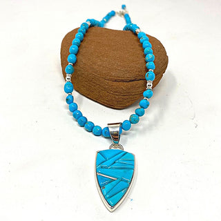 Kingman Turquoise Necklace - R. Tolino