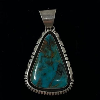 Kingman Turquoise Pendant-Miscellaneous - NM-Picayune Cellars & Mercantile