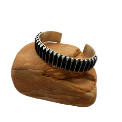 Geometric Cuff Bracelet by Leander Tahe