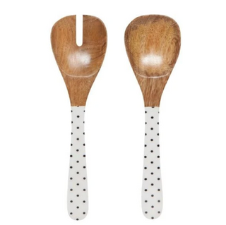 Mango Wood Salad Servers