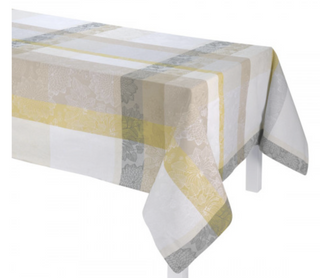 Marie Galante Lemon Coated Tablecloth