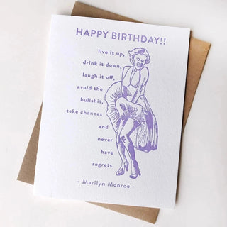 Marilyn Monroe Birthday Card