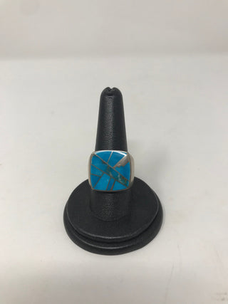 Men's Inlay Ring-Indian Touch-Picayune Cellars & Mercantile