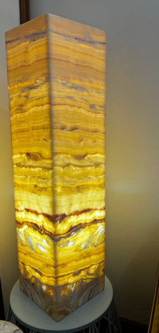 Natural Stone Onyx Lamp-Spiritstone-Picayune Cellars & Mercantile