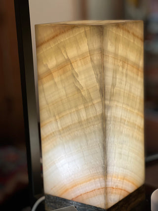 Natural Stone Onyx Lamp-Spiritstone-Picayune Cellars & Mercantile