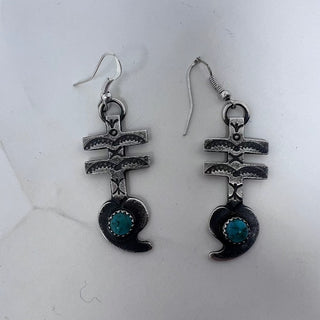 Navajo Dragonfly Earrings-Genuine Indian-Picayune Cellars & Mercantile