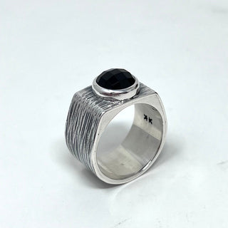 Guiot de Bourg Onyx & Silver Ring-Guiot de Bourg-Picayune Cellars & Mercantile