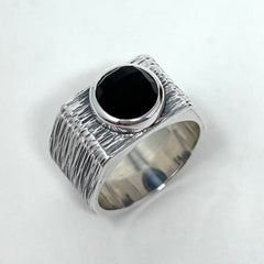 Guiot de Bourg Onyx & Silver Ring