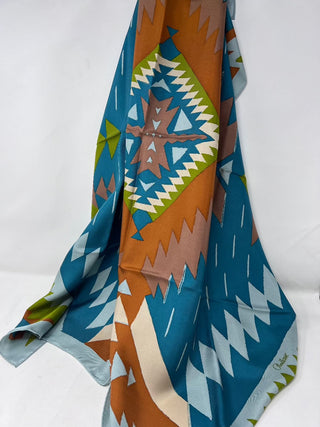 Pendleton Silk Scarf "Highland Peak" Multi-Pendleton-Picayune Cellars & Mercantile