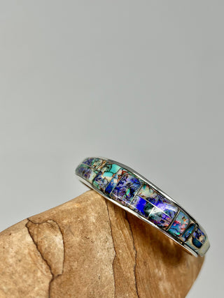 Purple Opal Inlay Cuff-First American-Picayune Cellars & Mercantile