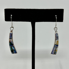 Purple Opal & Sterling Silver Necklace & Earring Set