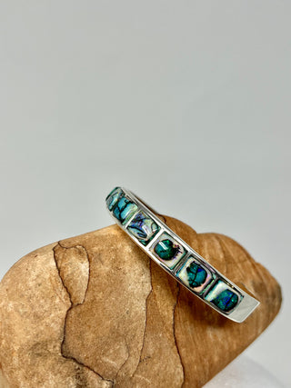 Purple Opal Stone Cuff-First American-Picayune Cellars & Mercantile