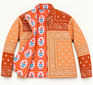 Cotton Bandana Suzani Jacket