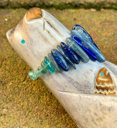 Robert Weahkee Zuni Fetish - Bear with Stone Necklace
