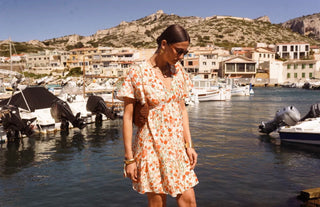 Short V-neck Dress