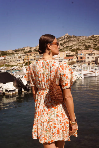 Short V-neck Dress