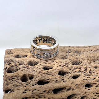 Silver Stefania Meditation Ring-enomis-Picayune Cellars & Mercantile