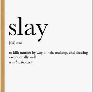 "Slay Definition" Card