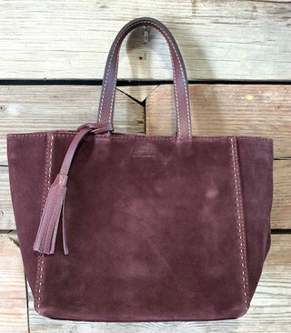 Small Parisian Suede Tote