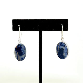 Sodalite Sterling Silver Earrings