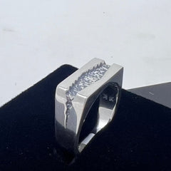 Guiot de Bourg Sterling Silver Fracture Ring